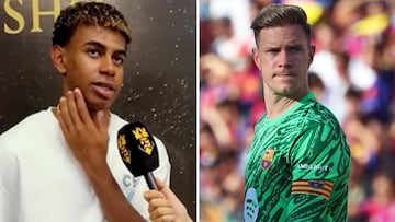 Más madera: Lamine deja esta perla ni 24 horas después del fallo de Ter Stegen en la Champions