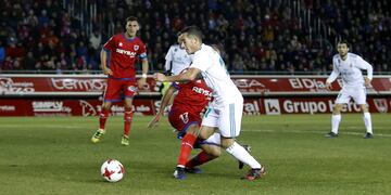 Penalti sobre Lucas Vázquez que propició el 0-2.