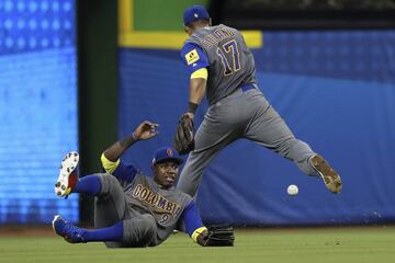 Colombia - Estados Unidos en el Marlins Park. 