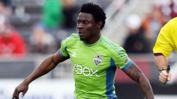 Obafemi Martins (Nigeria). Defiende al Seattle Sunders de Estados Unidos.