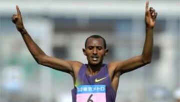 INDISCUTIBLE. Hailu Mekonnen ganó en Tokio con un tiempo de 2h.07:35.