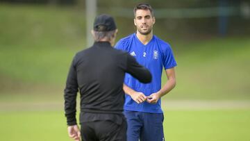 Johannesson durante un entrenamiento.