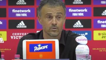 Luis Enrique sobre los silbidos en partidos de selección