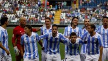 El Málaga gana al Everton en su estreno en La Rosaleda