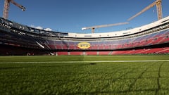 Así se encuentra la tercera grada del Camp Nou