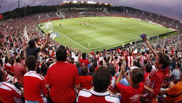 El Girona prepara un mosaico para el encuentro ante el Barça