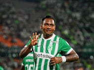 Alfredo Morelos, delantero de Atlético Nacional
