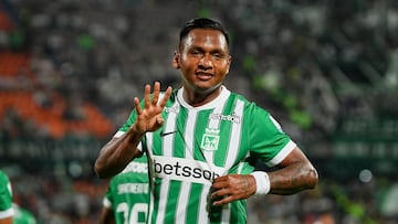 Alfredo Morelos, delantero de Atlético Nacional