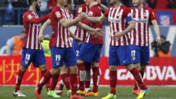 El Atlético de Madrid ganó al Eibar con siete canteranos