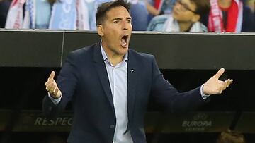 Berizzo: "Que la derrota no nos confunda en Old Trafford"