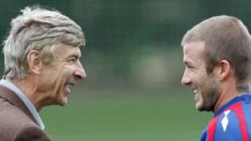 Wenger: "Me gusta Beckham, pero su puesto está cubierto"