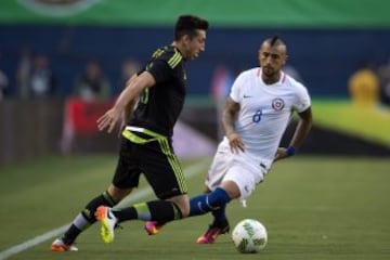 Chile vs México, en imágenes