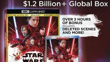 Así es el Blu-ray coleccionista de Star Wars: Los Últimos Jedi