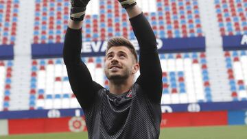 Koke Vegas, portero del Levante.