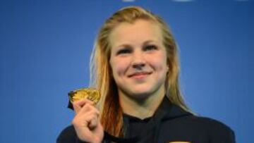 Meilutyte durante los Mundiales de diciembre de 2012. 