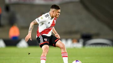 Juanfer y la racha que corta con su gol de tiro libre en River