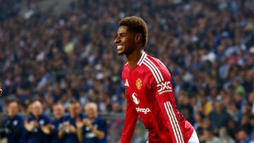 Rashford, el segundo máximo anotador del United en Europa