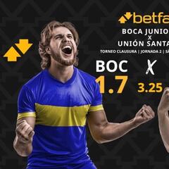 Boca Juniors vs. Unión Santa Fe: horario, dónde ver, pronósticos y clasificación