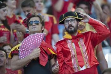 Gran ambiente en el Estadio Burdeos.