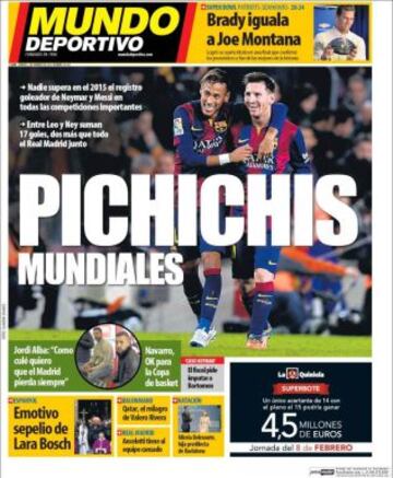 Portadas de la prensa deportiva