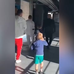 Alarma Hazard: abandonó en muletas del Bernabéu