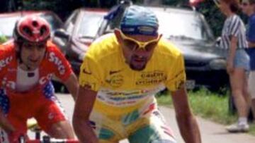 Marco Pantani en acción.