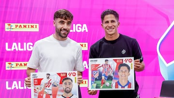 15/09/25 LALIGA ACTO PRESENTACION DE LOS CROMOS DE PANINI COLECCION CROMOS TEMPORADA 2025 2026
UNAI LOPEZ RAYO VALLECANO
GIULIANO SIMEONE ATLETICO DE MADRID