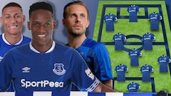 Mina y André Gomes, sin debut en el Everton hasta septiembre