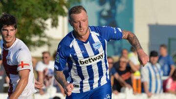 Guidetti con el Alav&eacute;s.