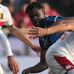 Dos asistencias de Duván en el empate entre Atalanta y Genoa