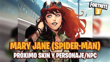 Fortnite: Mary Jane (Spider-Man) llegar&aacute; pr&oacute;ximamente como skin y NPC