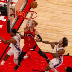 Raptors vencen a 76ers y consiguen su primera victoria de la temporada