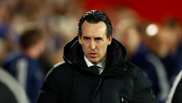 Unai Emery, en el Nottingham Forest - Aston Villa