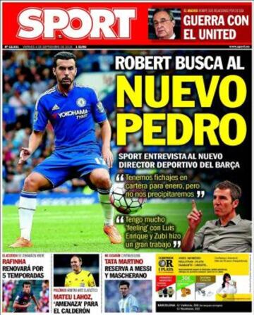 Portadas de la prensa deportiva