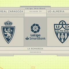 Resumen y goles del Zaragoza vs. Almería de Liga Smartbank