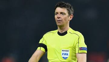 Referee Gianluca Rocchi of Italy gestures during the International Friendly match between Germany and England at Olympiastadion on March 26, 2016 in Berlin, Germany.