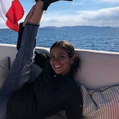 Esta es la cara que se le queda a Cristina Pedroche tras la derrota del Rayo