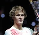 Zverev consigue su primer título tras ganar a Wawrinka