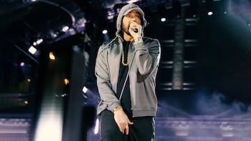 The Detroit rapper’s Eight Mile Style publishing house is seeking $150,000 per song per platform for “knowing, rampant” distribution.