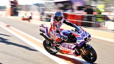Jorge Martín, en el GP de Valencia de MotoGP.