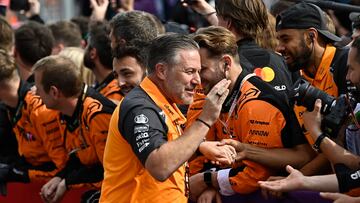 Zak Brown, en el GP de Hungría