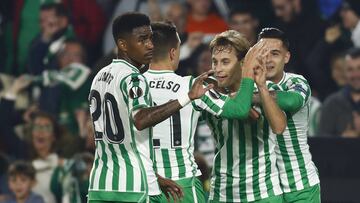 29/11/18 PARTIDO DE EUROPA LEAGUE FASE DE GRUPOS BETIS OLYMPIACOS GOL ALEGRIA PIÑA CANALES