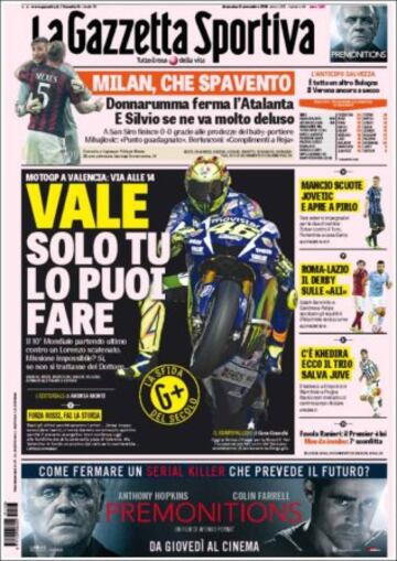 Portadas de la prensa mundial