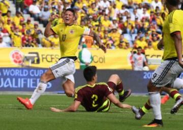 James, sinónimo de gol y alegría en El Metropolitano