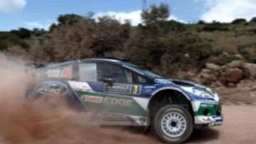 <b>ERROR. </b>Latvala, en la jornada de ayer.