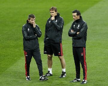 Celades, Lopetegui y Pablo Sanz 