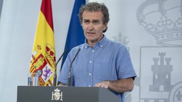 Rueda de prensa ofrecida este lunes por el director del Centro de Alertas y Emergencias Sanitarias, Fernando Simón.
