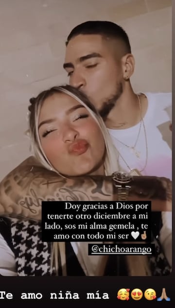 La pareja del jugador del LAFC compartió una imagen de su celebración