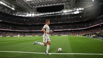 Soccer Football - LaLiga - Real Madrid v Getafe - Santiago Bernabeu, Madrid, Spain - September 2, 2023 Real Madrid's Toni Kroos REUTERS/Violeta Santos Moura