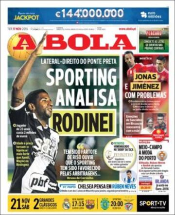 Las portadas de los diarios deportivos